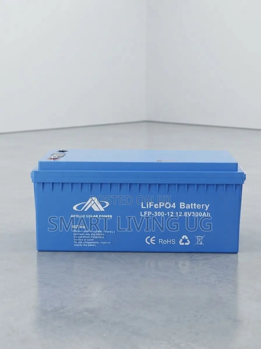 Premium Apollo Solar 300Ah 12V LiFePO4 Inverter Battery UIO