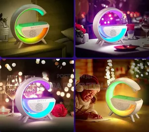 3-in-1 Wireless Charger With Bluetooth Speaker and Lamp