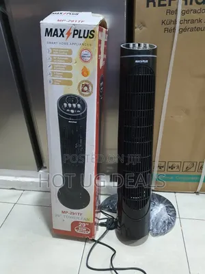 MAX PLUS 29-Inch Oscillating Tower Fan With 3 Speed Settings Timer
