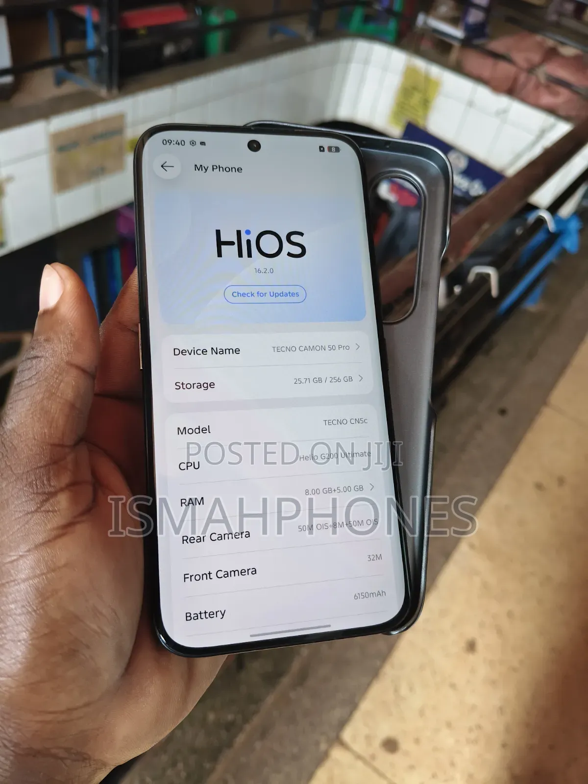 Tecno Camon 50 Pro 256 GB Black