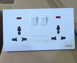 CToch White Double Socket