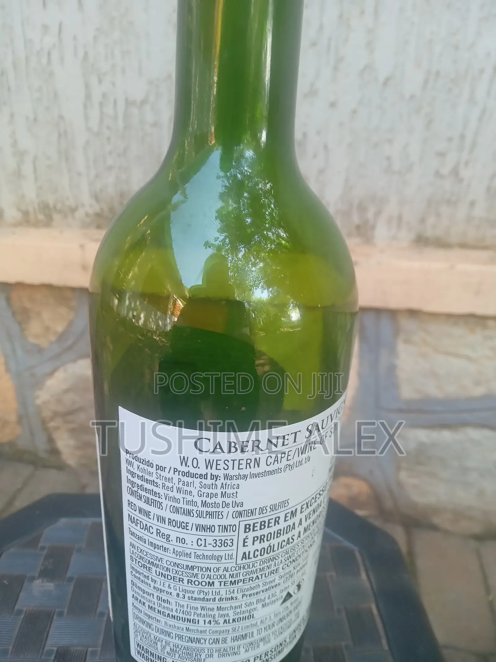 Empty Wine Bottles