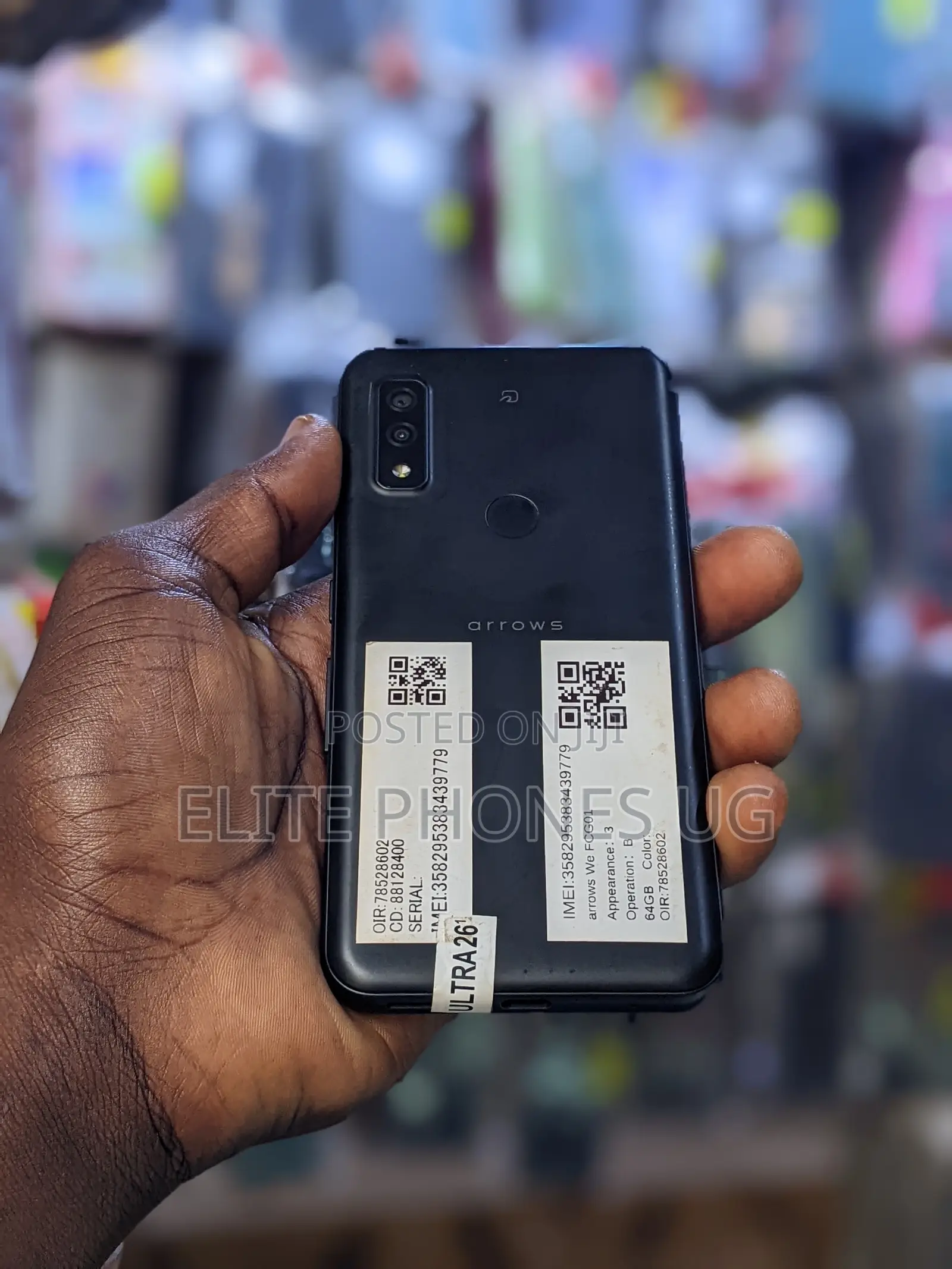 Fujitsu Arrows We F-51B 64 GB Black