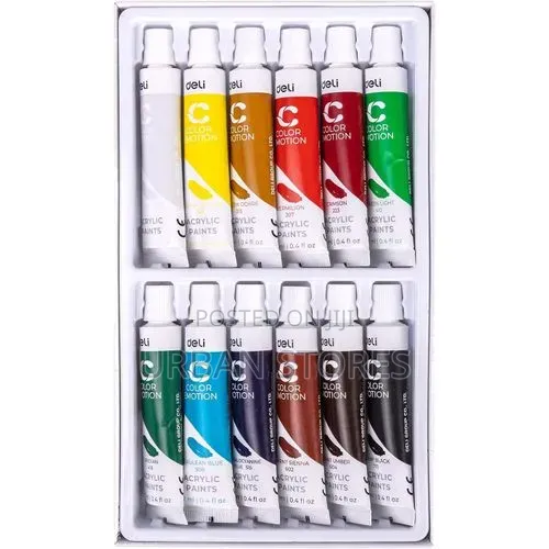 1 PC- Acrylic Painting Watercolor Paint Tube -Urban Stores
