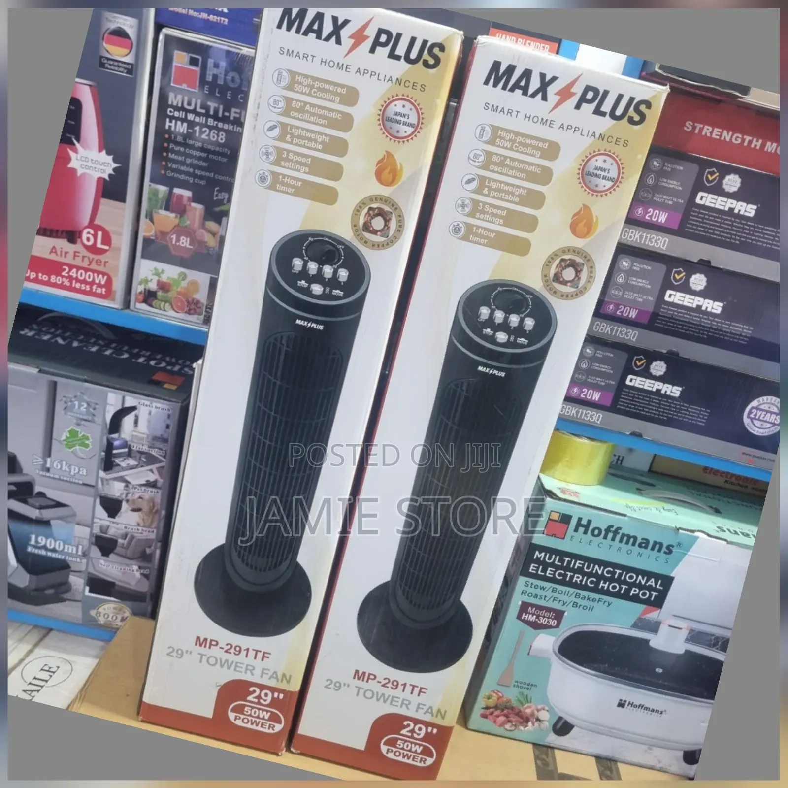 Max Plus Tower Fan / Tower Fan