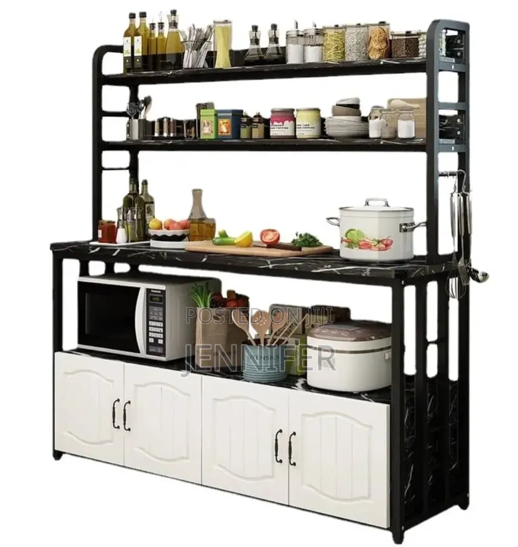 Multi-Layer Floor-Standing Kitchen Storage Rack