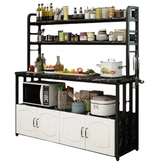 Multi-Layer Floor-Standing Kitchen Storage Rack