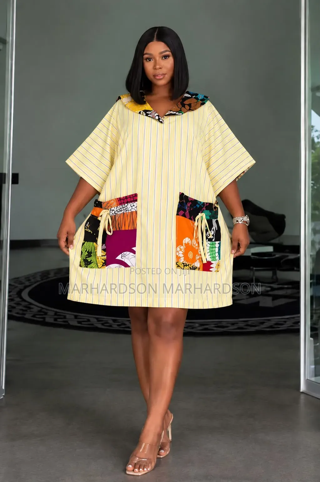 Ankara Bubu Shirt Dress