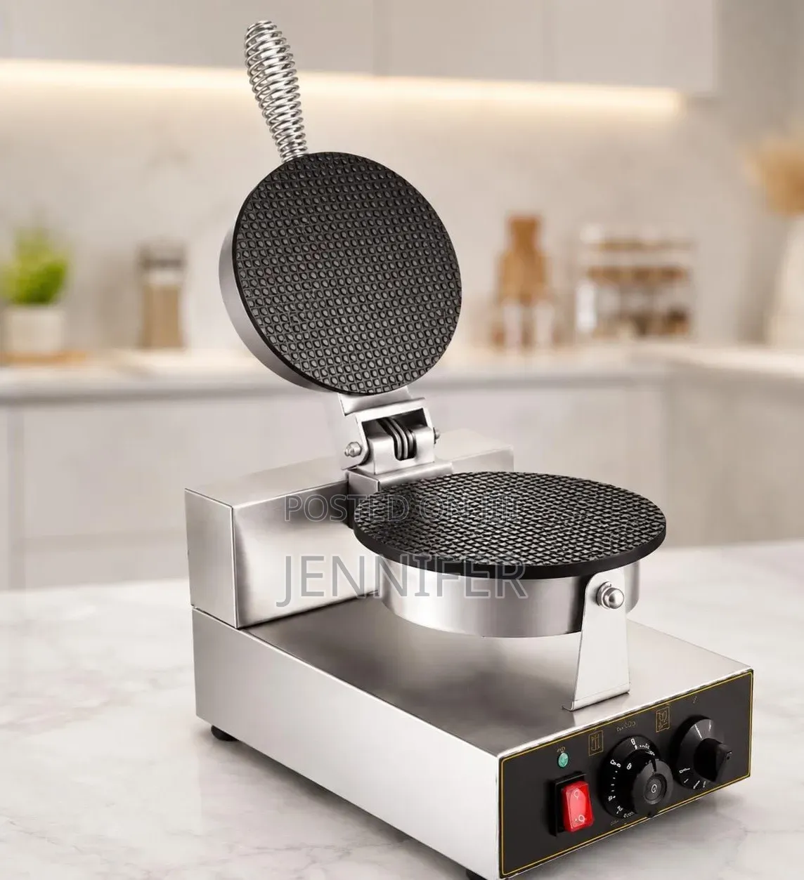Commercial Electric Waffle Cone Baker Machine