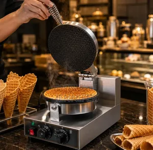 Commercial Electric Waffle Cone Baker Machine