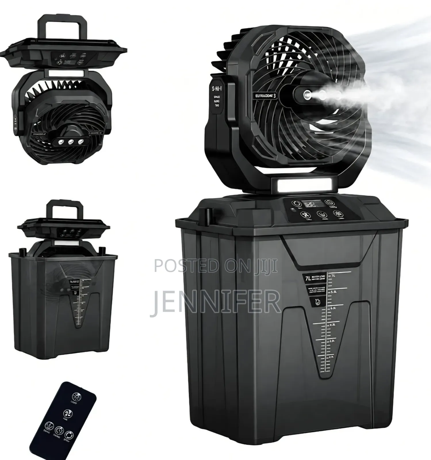 Rechargeable Portable Bucket Misting