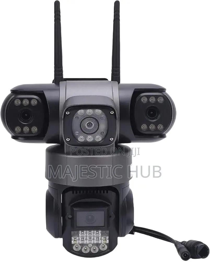V380 Pro 16MP WiFi 6 Camera – 4-Lens Color Night Vision CCTV