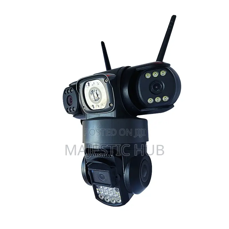 V380 Pro 16MP WiFi 6 Camera – 4-Lens Color Night Vision CCTV
