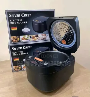 Touch Screen 5l Rice Cooker Silver Crest