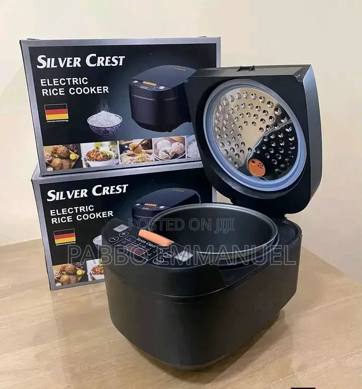 Touch Screen 5l Rice Cooker Silver Crest