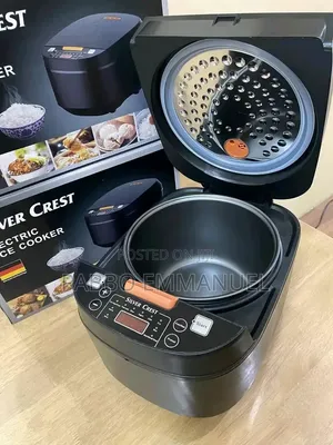 Touch Screen 5l Rice Cooker Silver Crest