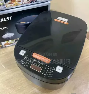 Touch Screen 5l Rice Cooker Silver Crest