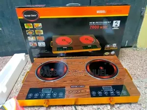 3500w Induction Ceramic Double Silver Crest Cooker