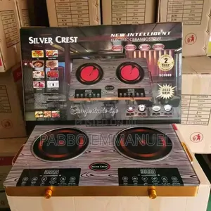 3500w Induction Ceramic Double Silver Crest Cooker