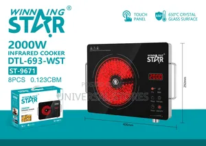 Winningstar Electric Infrared Cooker Vitro Ceram Panel
