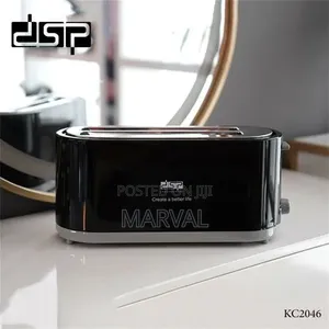 DSP Large 4 Slice Toaster With 7 Temperature Options and 1400 Watts