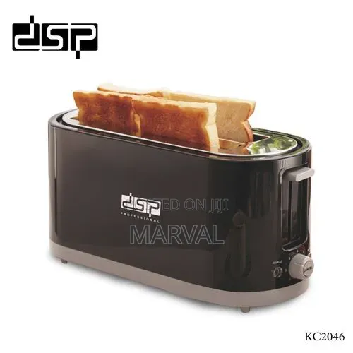 DSP Large 4 Slice Toaster With 7 Temperature Options and 1400 Watts