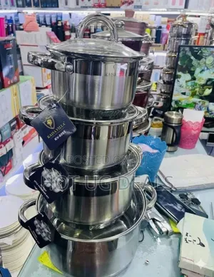 Kaisa Villa 4pcs Stainless-Steel High Grade Cookware Set - Silver
