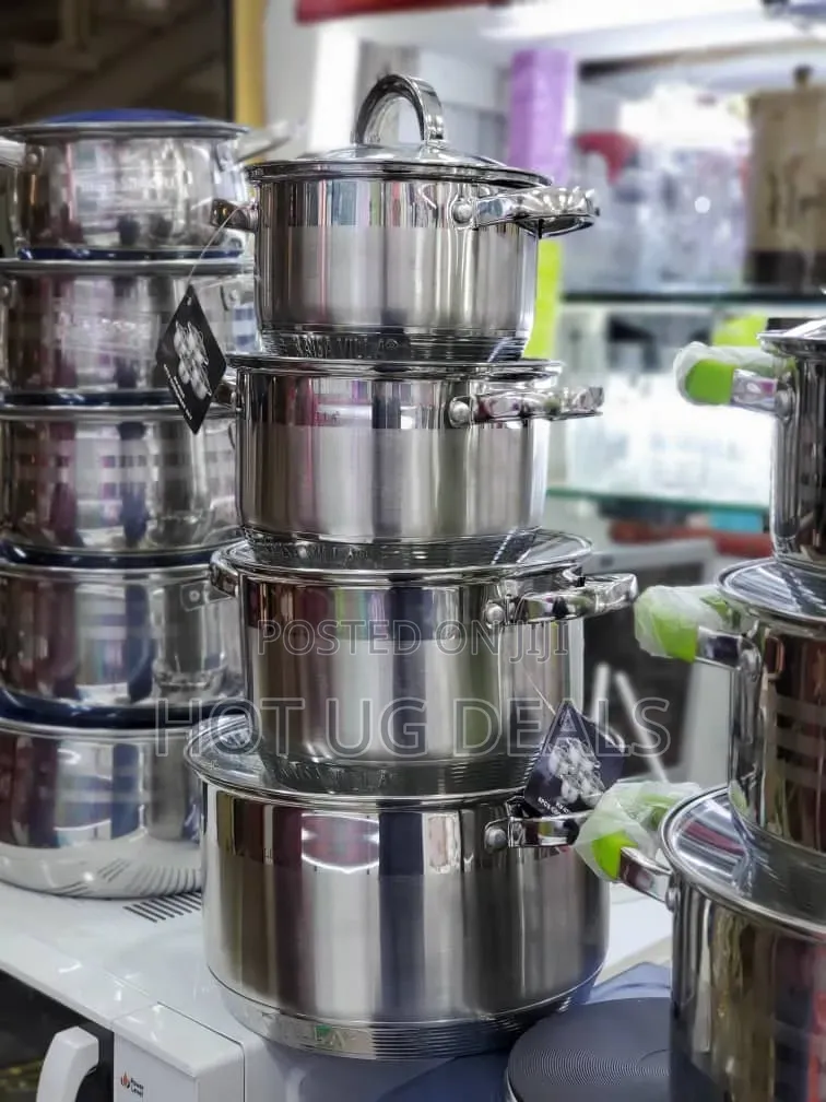 Kaisa Villa 4pcs Stainless-Steel High Grade Cookware Set - Silver