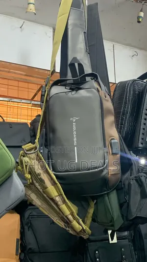Crossbody Travel Chest Pack With USB Charger Combination Lock