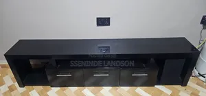 A Wooden TV Stand