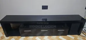 A Wooden TV Stand