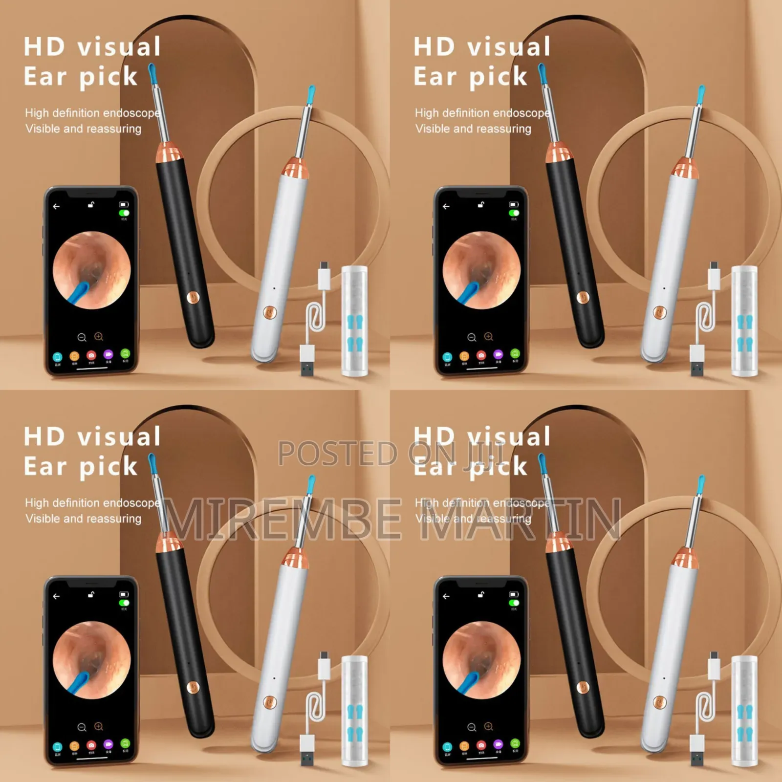 Wireless Visual Ear Wax Removal Tool