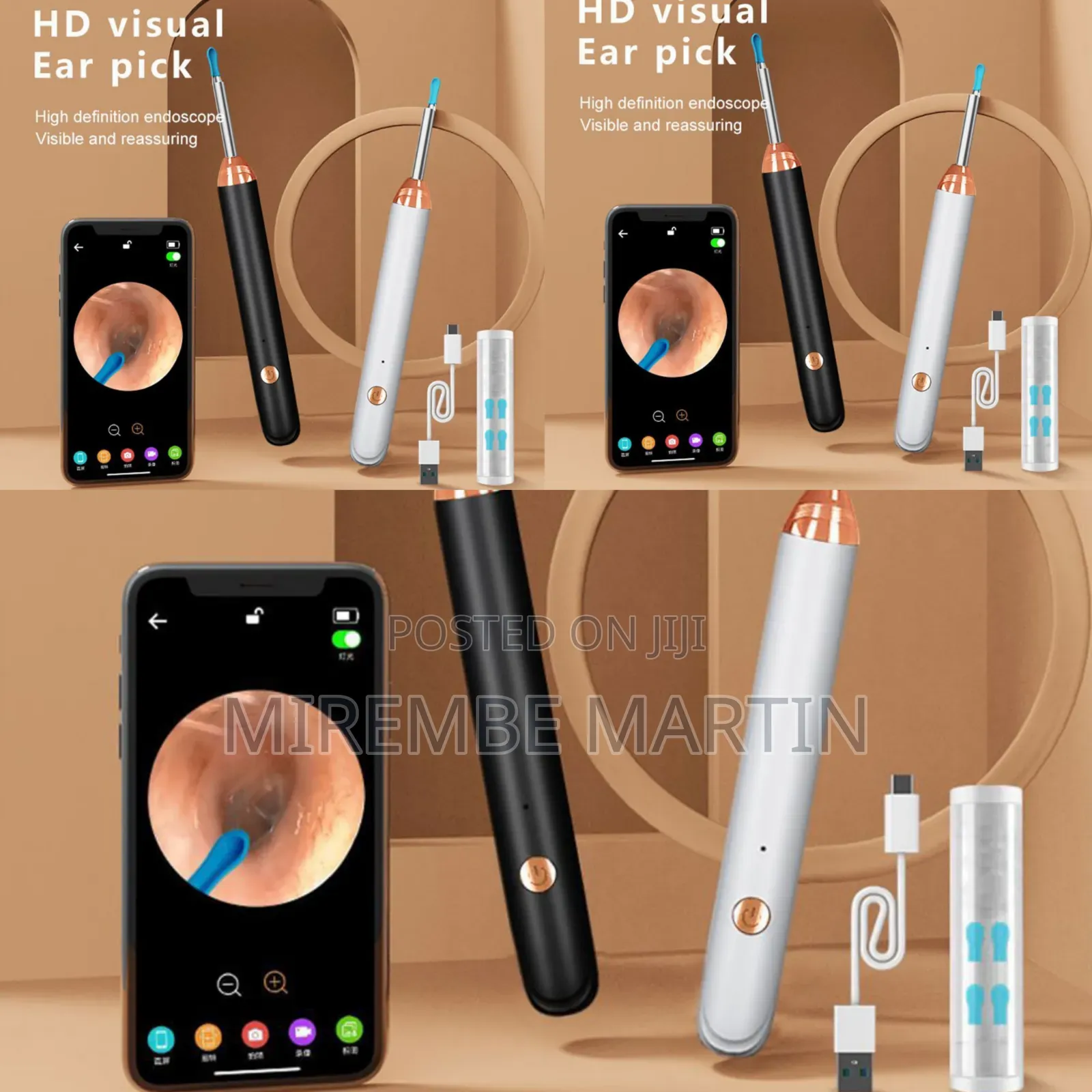 Wireless Visual Ear Wax Removal Tool