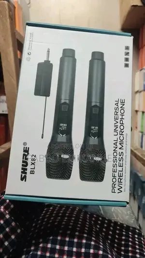 Duo Shure Uhf Wireless Microphones