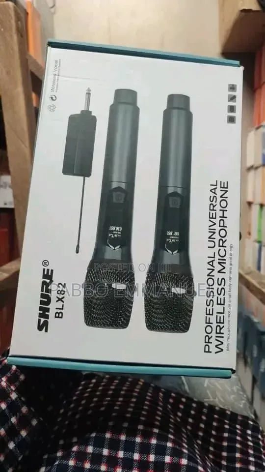 Duo Shure Uhf Wireless Microphones