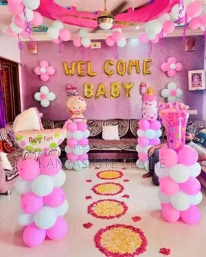 Welcoming New Born Baby Girl Decoration