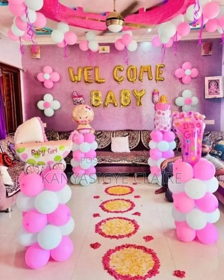 Welcoming New Born Baby Girl Decoration