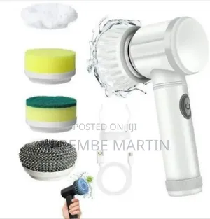 Cordless 5-in-1 Electric Spin Scrubber With Multiple Interchangeale