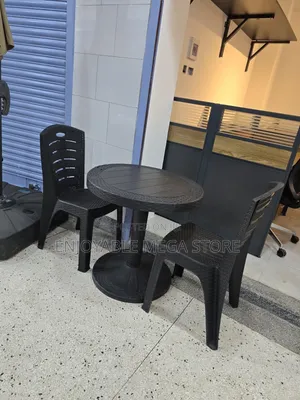Cafeteria Dining Plastic Table and Chairs