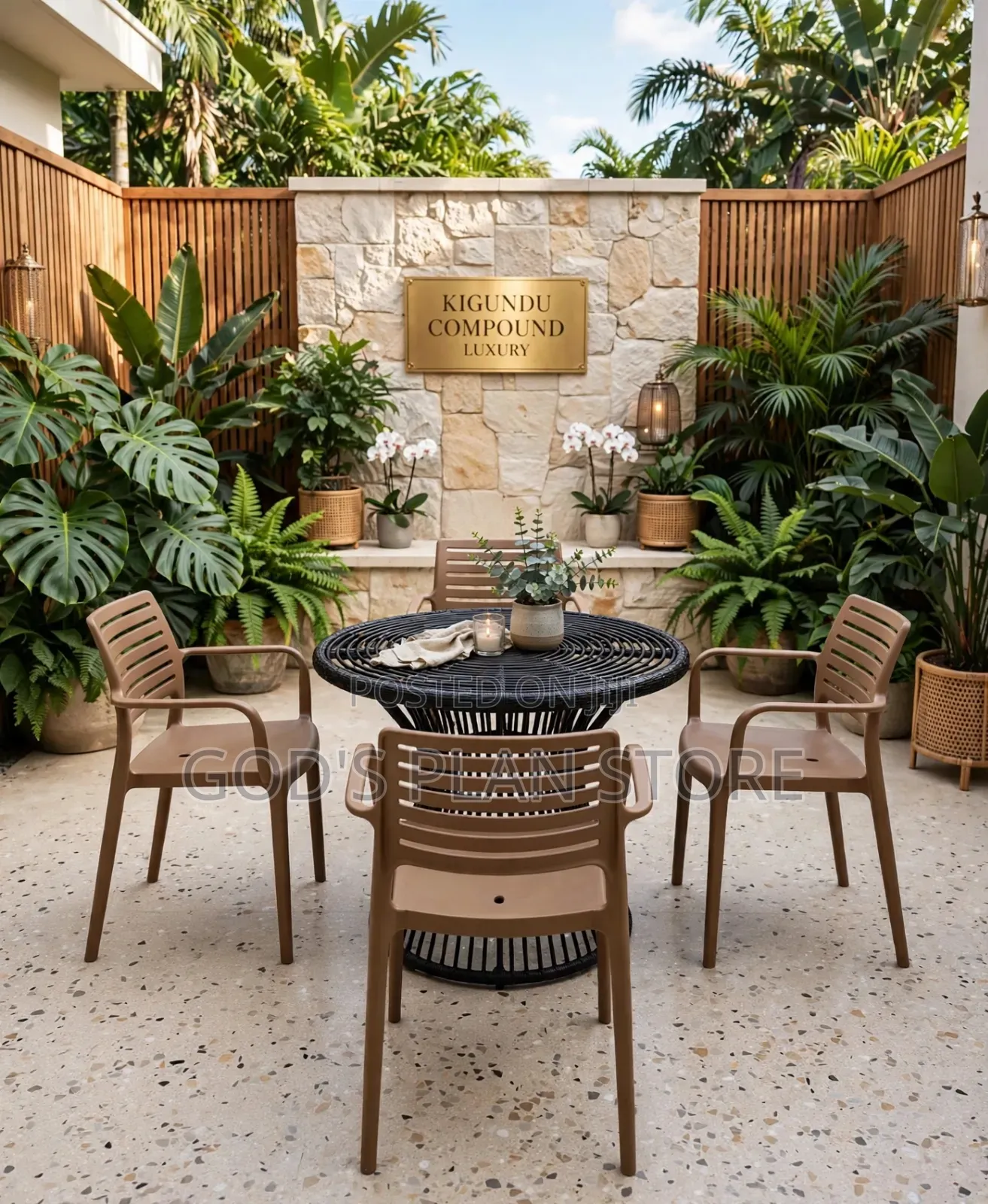 Simplive Plastic Chairs Plastic Chairs Chair Only