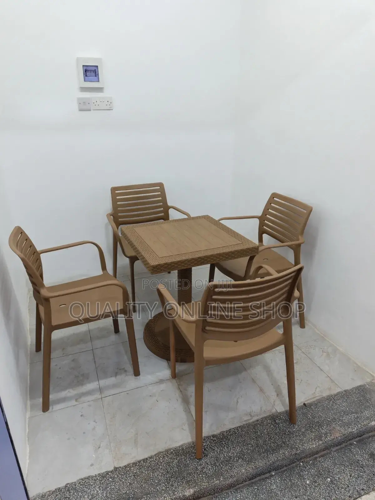 Example Plastic Table and Chairs Plastic Table and Chairs