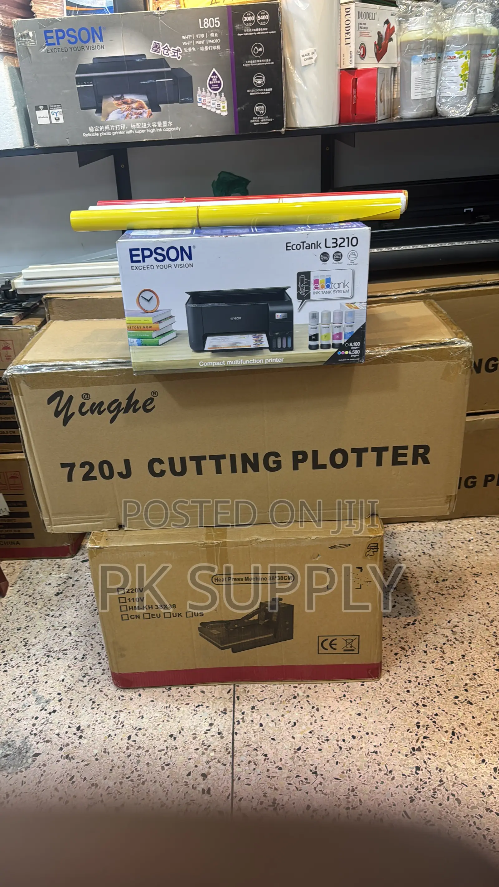 Heatpress and Cutting Plotter (Combo)