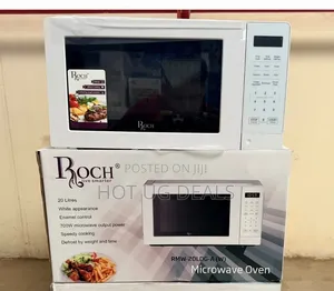 Roch 20L Digital Microwave Oven With Mirror Door – White