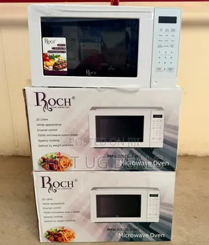 Roch 20L Digital Microwave Oven With Mirror Door – White