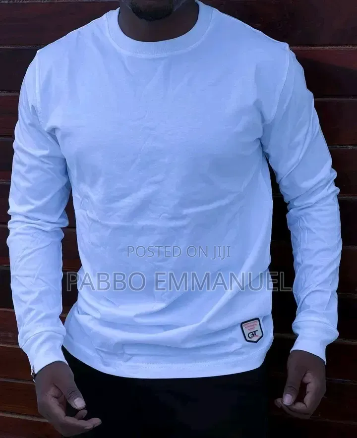 Round Neck Long Sleeves for Men
