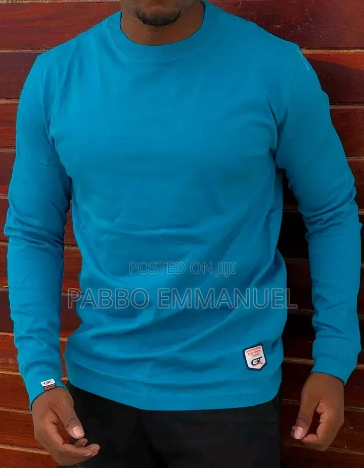 Round Neck Long Sleeves for Men