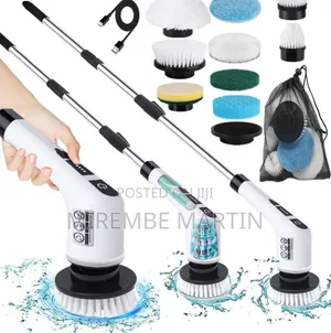 Wireless 9-in-1 Electric Spin Scrubber