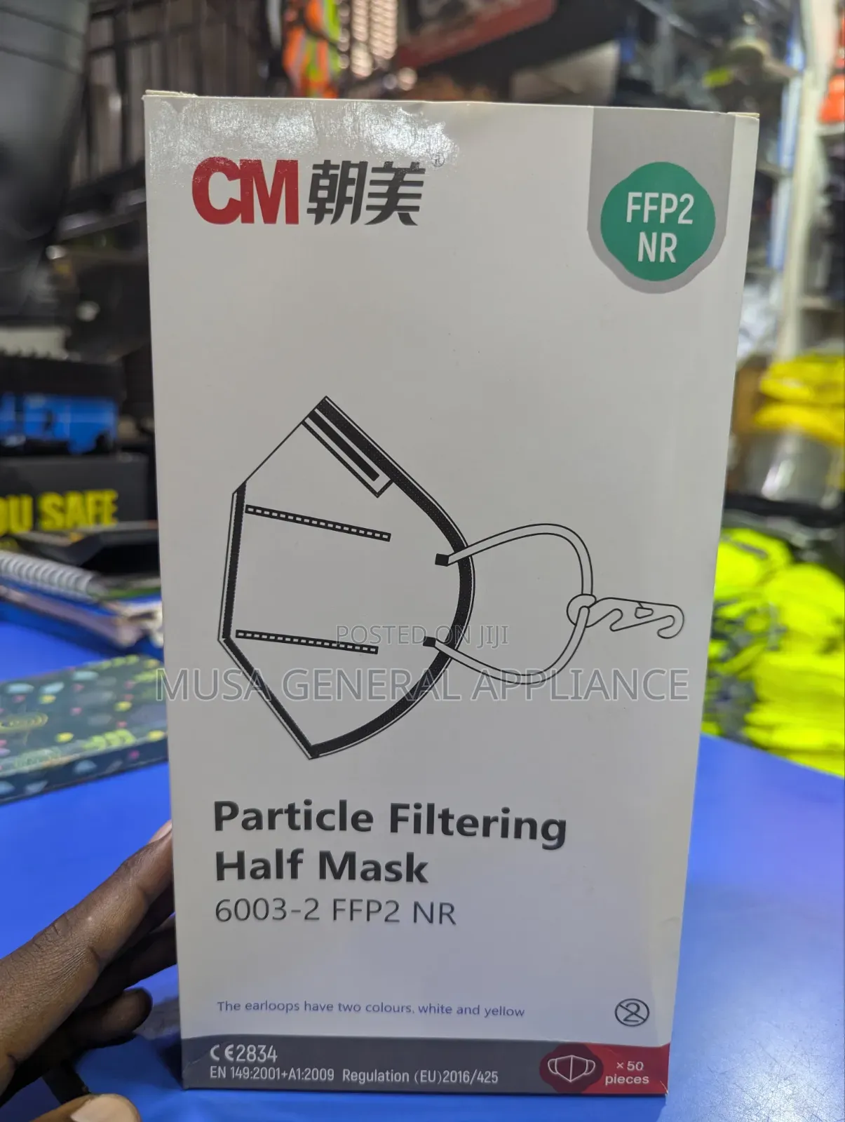 Cm FFP2 NR Particle Filtering Half Masks 50pcs