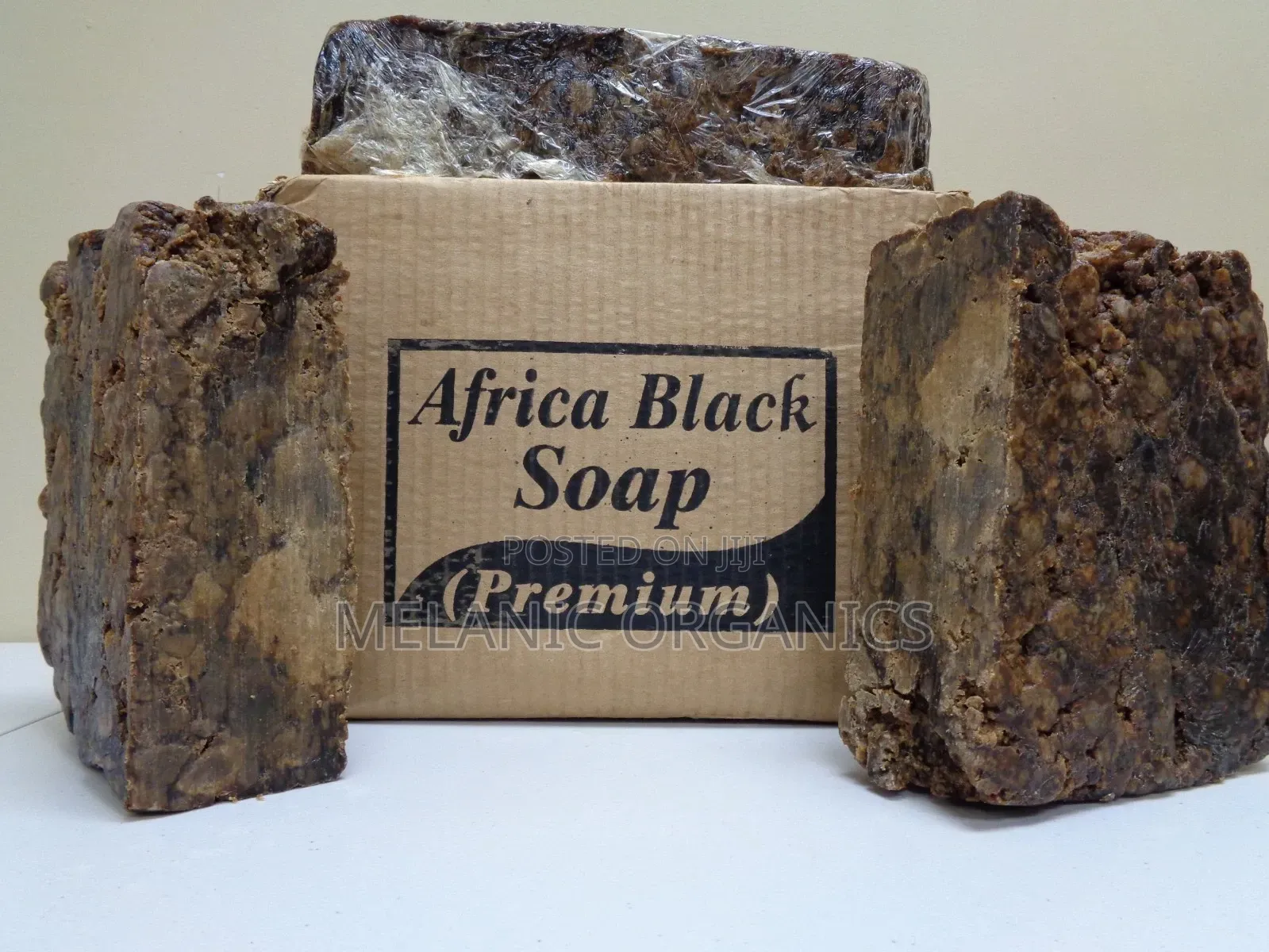 Raw African BLACK SOAP Organic Unrefined From GHANA Premium 500gm
