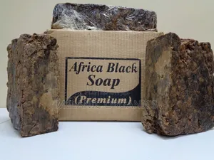 Raw African BLACK SOAP Organic Unrefined From GHANA Premium 500gm